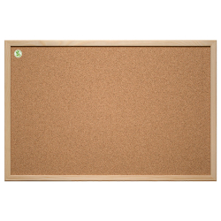 Коркова дъска 2x3 с дървена рамка 90/120