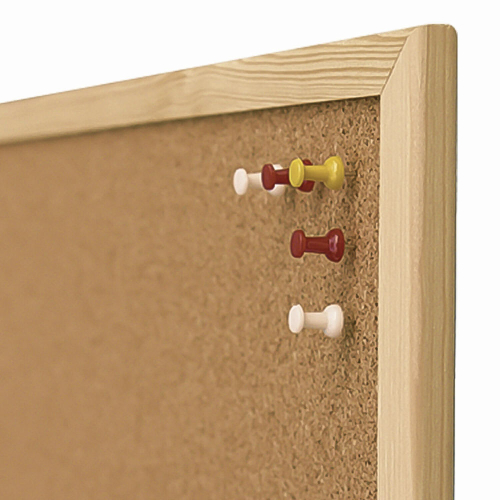 Cork board 2x3 wooden frame 60/90 cm, 1000000000044007 02 