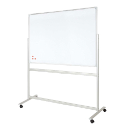 Бяла магн.дъска 2x3 алум.стойка 90/120