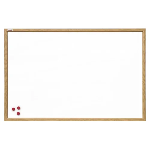 Magn. whiteboard 2X3 wood frame 60/90 cm, 1000000000044017