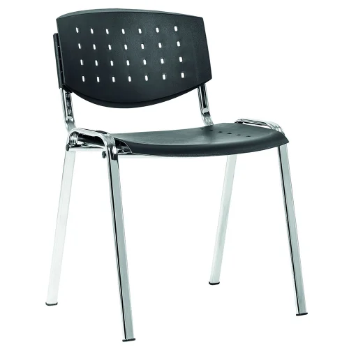 Chair Taurus Layer PC plastic black, 1000000000044158