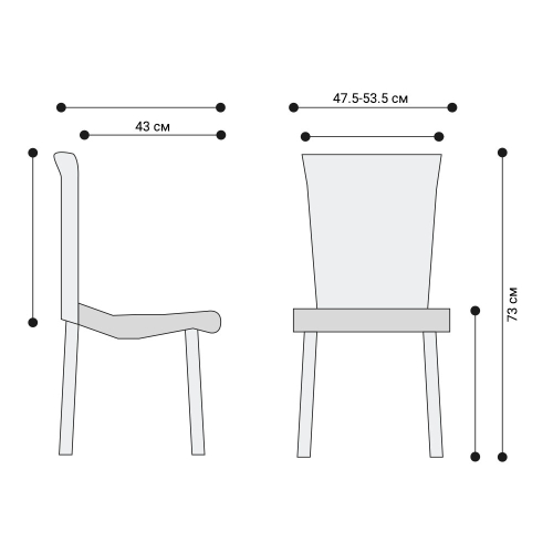 Стол Taurus Layer PC пластмаса черен, 1000000000044158 02 