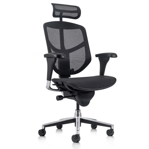 Chair Enjoy-2 mesh black, 1000000000044165