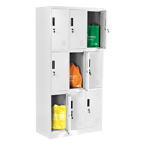 Wardrobe metal 90/45/185 sm 9 doors, 1000000000044240 02 