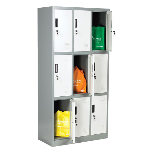 Wardrobe metal 90/45/185 sm 9 doors, 1000000000044240 03 