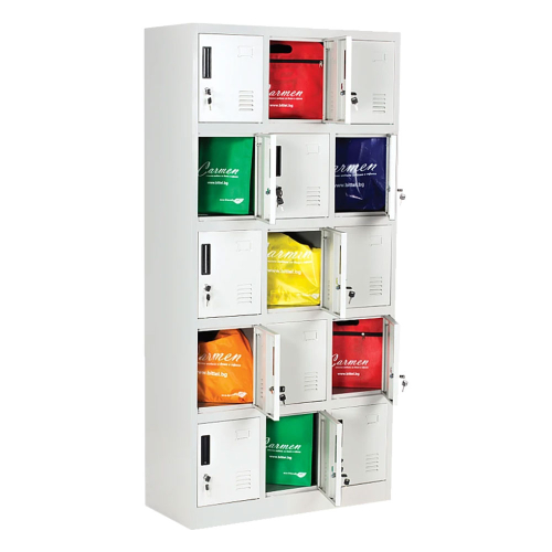 Wardrobe metal 90/40/185 sm 15 doors, 1000000000044241 03  — OK Office Wardrobe metal 90/40/185 sm 15 doors, 1000000000044241 03