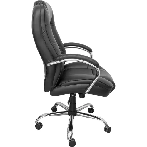 Chair Grande eco leather black, 1000000000044258 03 