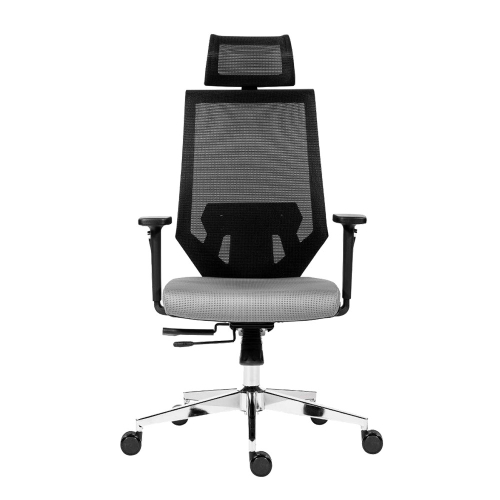 Chair Edge PDH Chrome mesh black/grey, 1000000000044299 02 