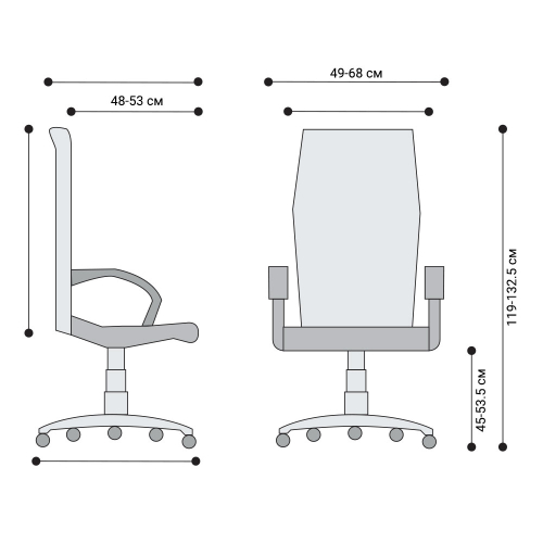 Chair Edge PDH Chrome mesh black/grey, 1000000000044299 05 