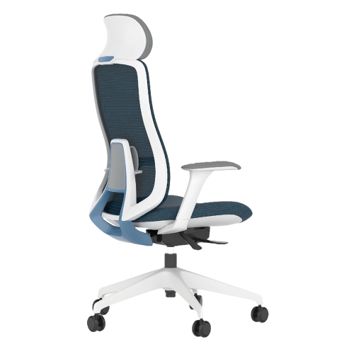 Chair Tara gray mesh blue, 1000000000044327 02 