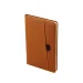 Notebook with pocket for GSM 14/21 brown, 1000000000044339 03 