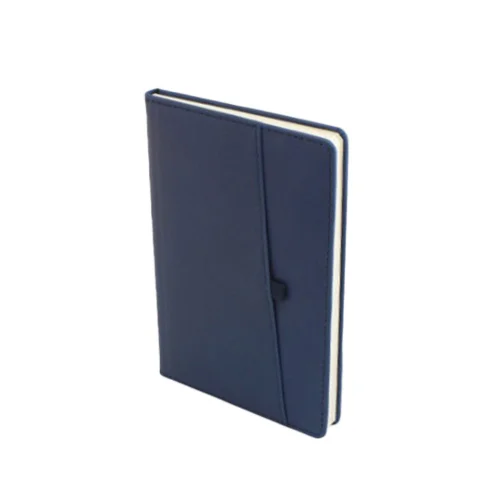 Notebook with pocket for GSM 14/21 blue, 1000000000044341