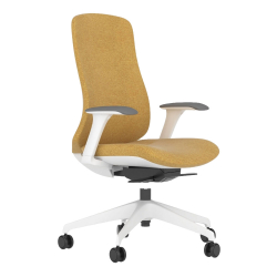 Chair Eda grey damask yellow