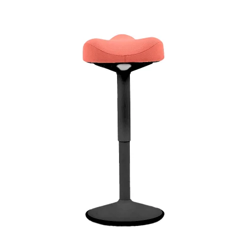 Colt Black stool in damask, pink, 1000000000044573 02 