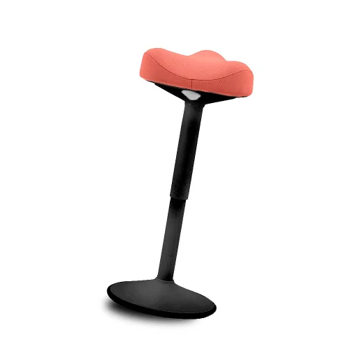 Colt Black stool in damask, pink, 1000000000044573 03 