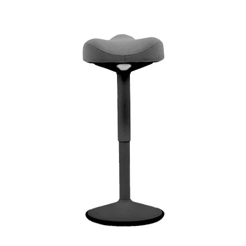 Colt Black stool in damask, grey, 1000000000044574 02 
