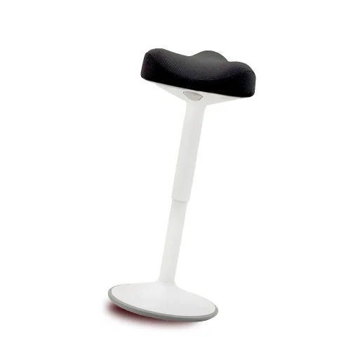 Colt White stool in damask, black, 1000000000044577 03 