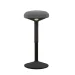 Aven Black stool in damask, grey, 1000000000044581 02 