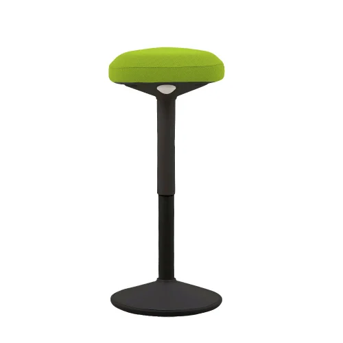 Aven Black stool in damask, green, 1000000000044582
