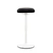 Aven White stool in damask, black, 1000000000044584 02 