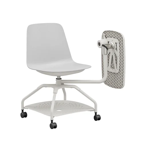 Chair Lola with conference table, white, 1000000000044590 02 