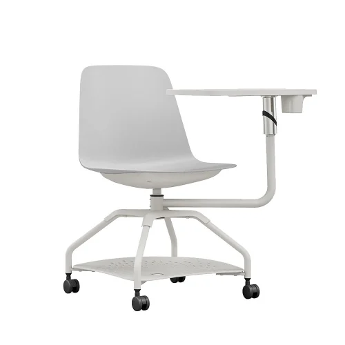 Chair Lola with conference table, white, 1000000000044590
