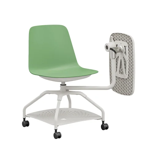 Chair Lola with conference table, green, 1000000000044591 02 