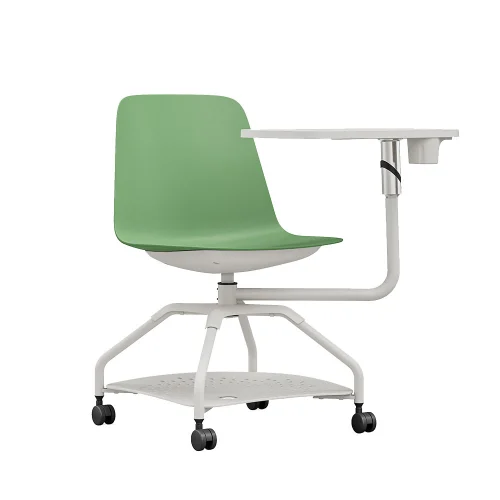 Chair Lola with conference table, green, 1000000000044591