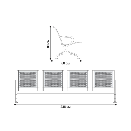 Bruksel 4-person bench, 1000000000044899 06 