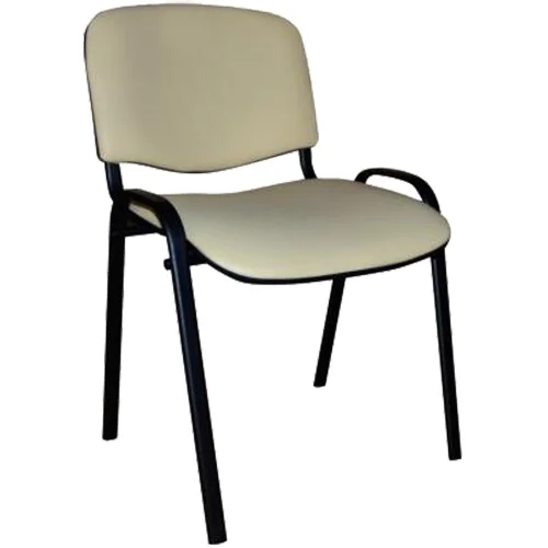 Chair Iso Black eco leather beige, 1000000000004517