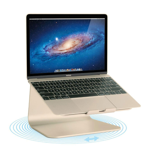 Laptop Stand Rain mStand360, Gold SH, 1000000000045198 03  — OK Office Laptop Stand Rain mStand360, Gold SH, 1000000000045198 03