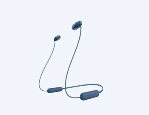 Sony Wireless Earphones WI-C100, Blue, 2004548736133945 02  — OK Office Sony Wireless Earphones WI-C100, Blue, 2004548736133945 02