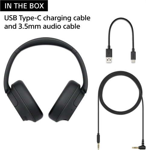 Безжични слушалки Sony WH-CH720N, черен, 2004548736142428 04  — OK Office Безжични слушалки Sony WH-CH720N, черен, 2004548736142428 04