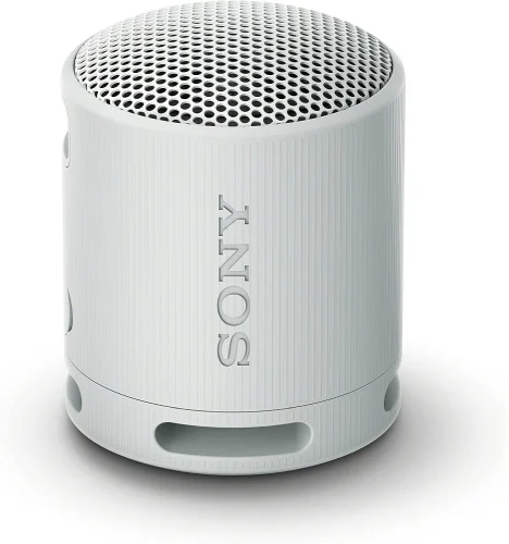 Sony SRS-XB100 Portable Bluetooth Speaker, Light Grey, 2004548736146136