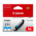 Патрон Canon CLI-571XL Cyan оригинал 0.68k, 2004549292032857 02 