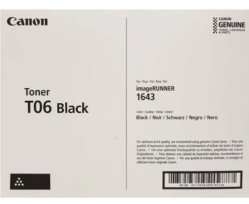 Тонер Canon CRG-T06 Black оригинал 20.5k, 2004549292140286