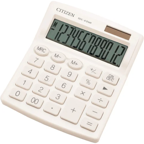 Calculator CITIZEN SDC 812WHE 12-digit w, 1000000000033974