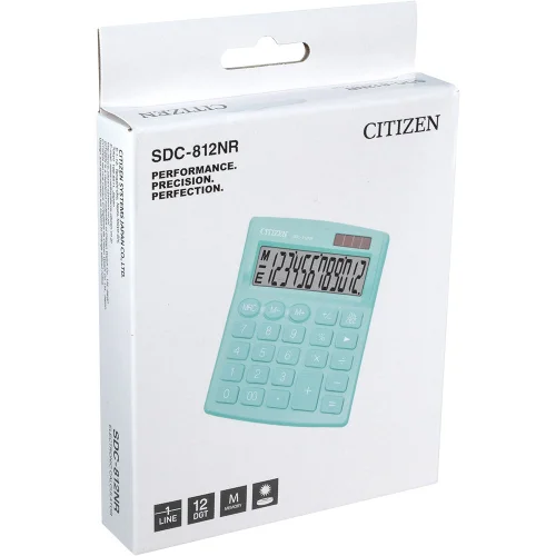 Calculator Citizen SDC 812GRE 12digit, 1000000000033971 04 
