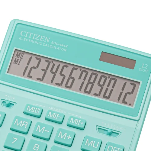 Citizen SDC 444XRGNE calculator green, 1000000000043168 03 
