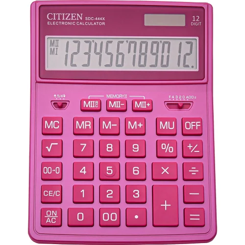 Calculator Citizen SDC 444XRPKE pink, 1000000000043167 02 