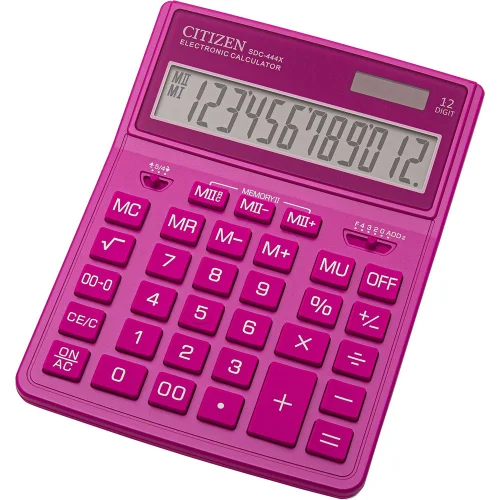 Calculator Citizen SDC 444XRPKE pink, 1000000000043167