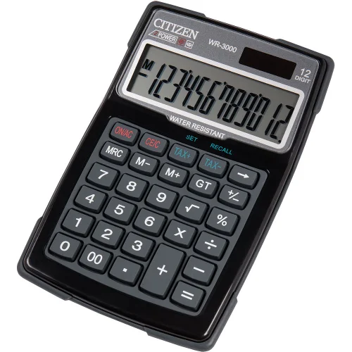 Citizen WR 3000 desktop calculator, 1000000000005158