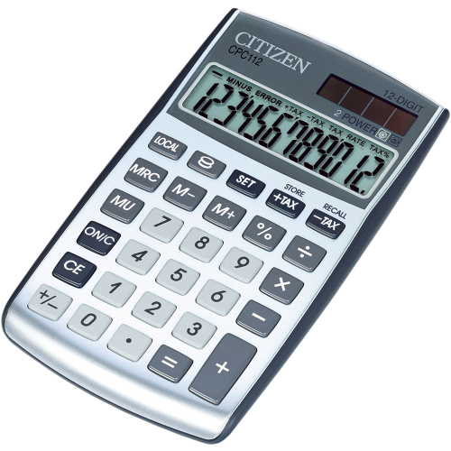 Calculator Citizen CPC 112WB pocket, 1000000000043172 02 