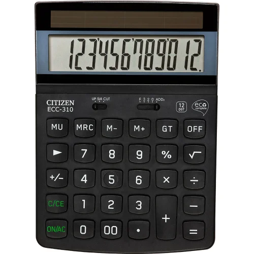 Calculator Citizen ECC 310 12-bit Eco, 1000000000043165 02 