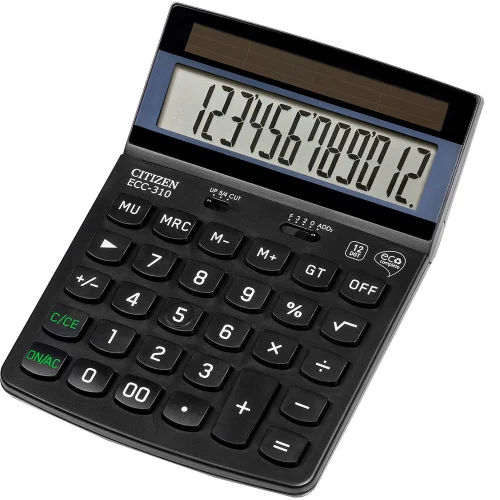 Calculator Citizen ECC 310 12-bit Eco, 1000000000043165