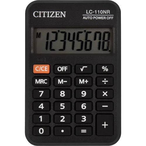 Calculator Citizen LC 110NR pocket, 1000000010900072 02 