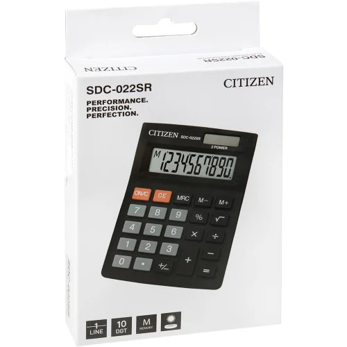 Calculator Citizen SDC 022SR 10-digit, 1000000000043166 04 