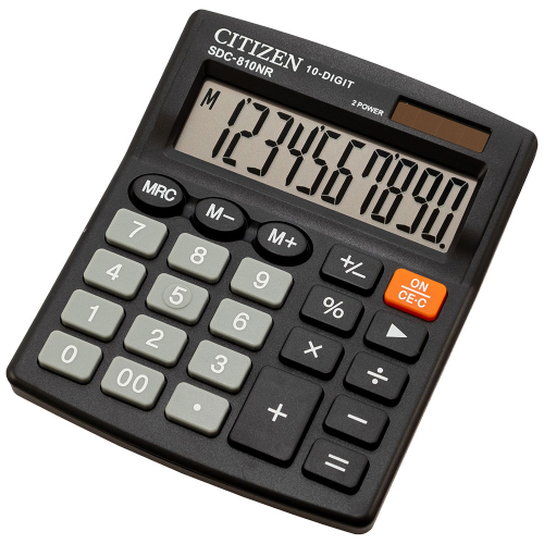 Calculator Citizen SDC 810NR 10 digits, 1000000000005571 02 