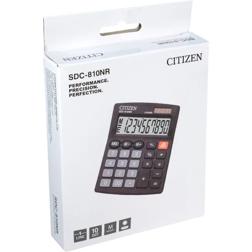 Calculator Citizen SDC 810NR 10 digits, 1000000000005571 04 