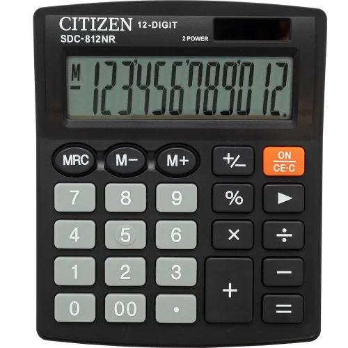 Calculator Citizen SDC 812NR desktop, 1000000000005572 02 